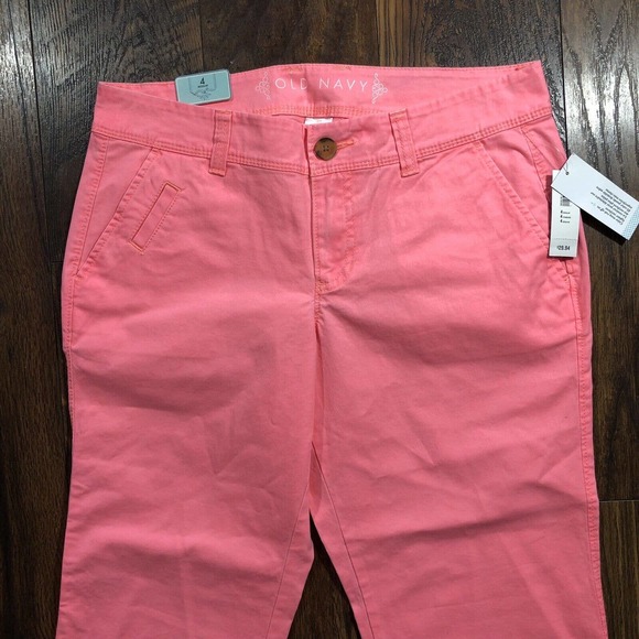 OLD NAVY Boyfriend Skinny Pink Pants Jeans Womens Sz 4 Denim NWT New With Tags - Picture 3 of 11